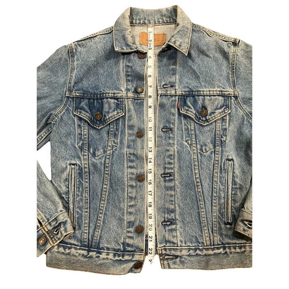 Vintage 80s Levi's‎ Denim Jacket 70506-0214 Size 38R